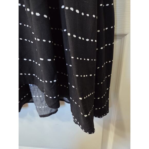 ViX Paula Hermanny New Black White Dot Bow Ruffle Tiered Hem Maxi Dress, Size XS - Picture 8 of 14